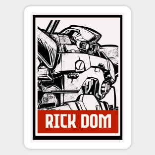 rick dom Sticker